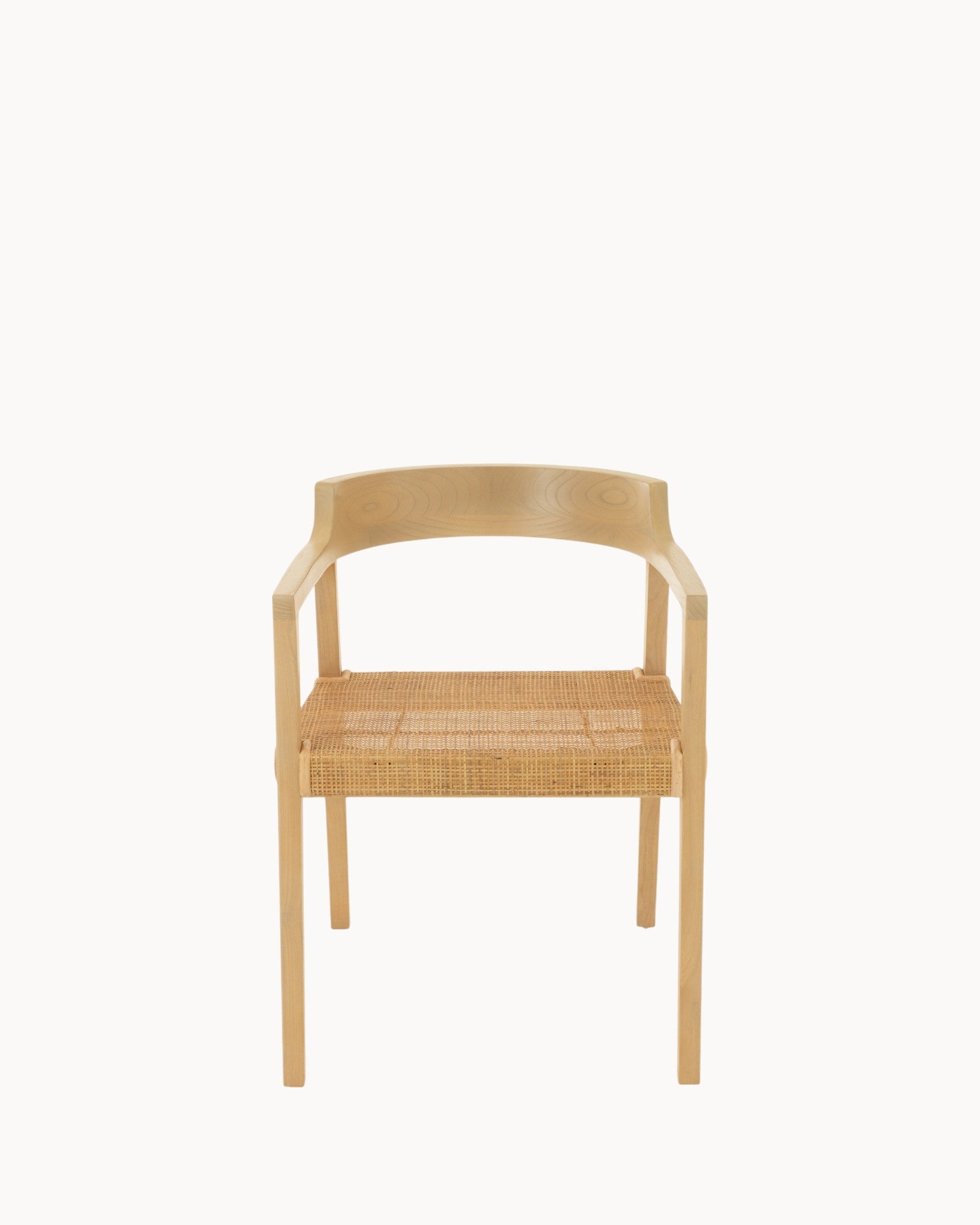 Natuurlijke Teakhouten Eetkamerstoel 55x55x71 cm – Comfortabele Stoel Voor Eetkamer Met Unieke Nerf