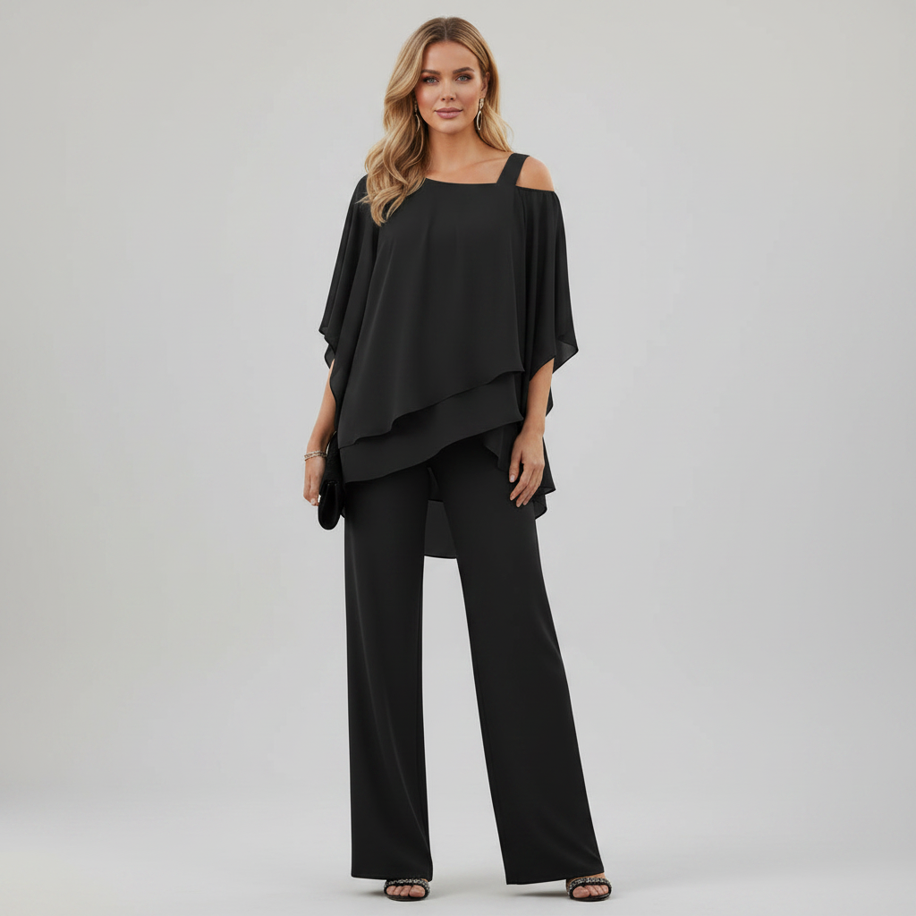 Aurelia | Co-ord Set Dames - Zomer Zwart