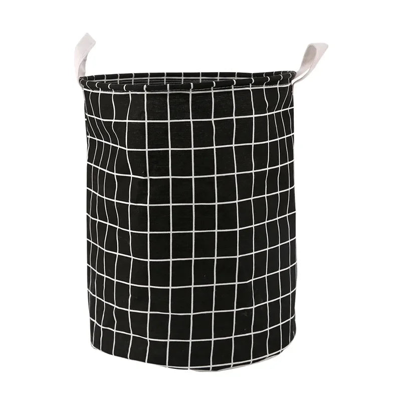 Oplossende Vouwbare Wasmand – Ruime Organizer voor Kleding Zwart
