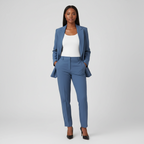 Lysandra | Co-ord Set Dames - Tweedelig Pak Blauw