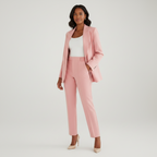 Lysandra | Co-ord Set Dames - Tweedelig Pak Roze