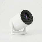 Draaibare Slimme Projector met Android 11 – Mini Beamer 180° Kantelbaar voor Muur & Plafond, Wi-Fi 6, Bluetooth 5.0, HDMI