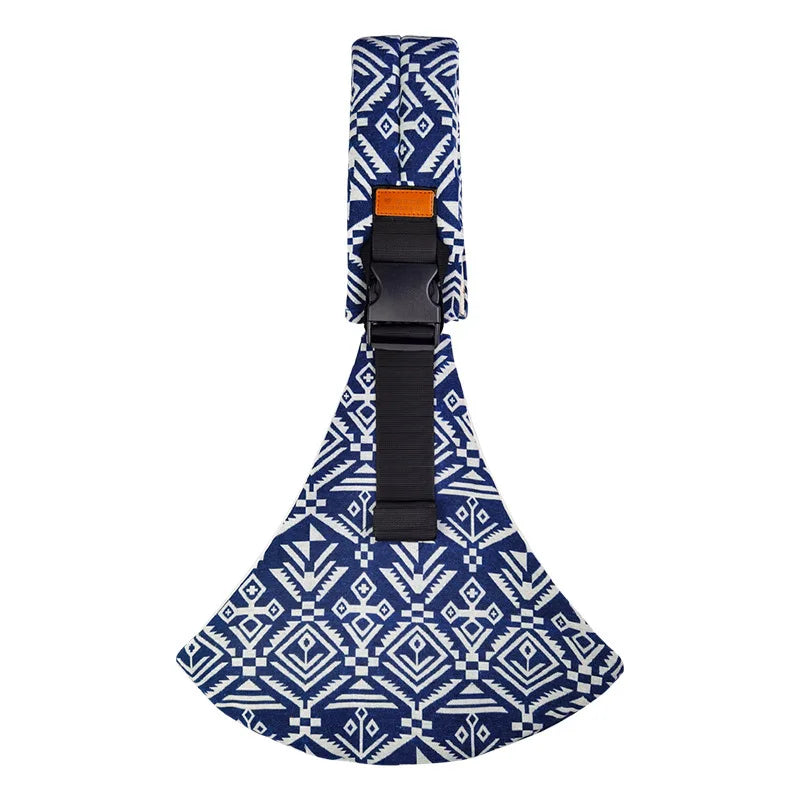 Zahara | Zachte Ring Sling Draagdoek met Draagring - Antislip Ademende Babydrager voor Pasgeborenen & Peuters voor Binnen & Outdoor Bonsai Blauw