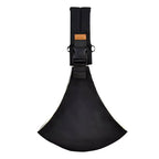 Zahara | Zachte Ring Sling Draagdoek met Draagring - Antislip Ademende Babydrager voor Pasgeborenen & Peuters voor Binnen & Outdoor Zwart