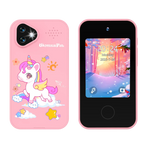 Kinder-Smartphonespeelgoed met Dubbele Camera - 1080P HD Video, MP3 Muziekspeler, Touchscreen & Spelletjes voor Jongens & Meisjes Pony Roze
