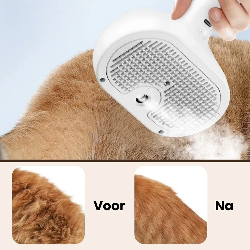 FreshPet™ | Stoomborstel voor Huisdieren