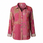Sienna | Witte Blouse Dames - Katoen-Polyester Mix, Ontspannen Fit