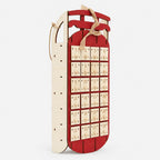 Houten Adventskalender Slee – Herbruikbare Arrenslee met Laatjes om te Vullen & Op te Hangen