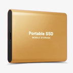 Externe SSD PS5 en Xbox USB-C 1TB tot 30TB Aluminium Plug and Play Goud