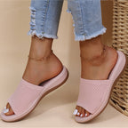 Zara | Dames Slippers - Ademend Orthopedisch Ontwerp, Casual Comfort Lichtroze