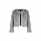Amore | Dames Kort Faux Fur Jack - Zacht Kunstbont Vest