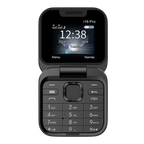 Compacte Klaptelefoon Dual-sim – Mini Opvouwbare Mobiele Telefoon met HD Camera & Muziekspeler, Lange Batterijduur – FlexFold i16 Pro Zwart