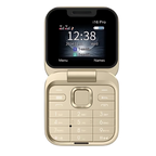 Compacte Klaptelefoon Dual-sim – Mini Opvouwbare Mobiele Telefoon met HD Camera & Muziekspeler, Lange Batterijduur – FlexFold i16 Pro Goud