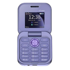 Compacte Klaptelefoon Dual-sim – Mini Opvouwbare Mobiele Telefoon met HD Camera & Muziekspeler, Lange Batterijduur – FlexFold i17 Pro Paars