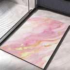 Diatomeeënaarde Badmat – Sneldrogende Antislip Douchemat in Modern Scandinavisch Design, 9 Kleuren, 4 Maten Roze