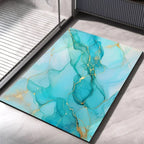 Diatomeeënaarde Badmat – Sneldrogende Antislip Douchemat in Modern Scandinavisch Design, 9 Kleuren, 4 Maten Wit, Geel & Blauw