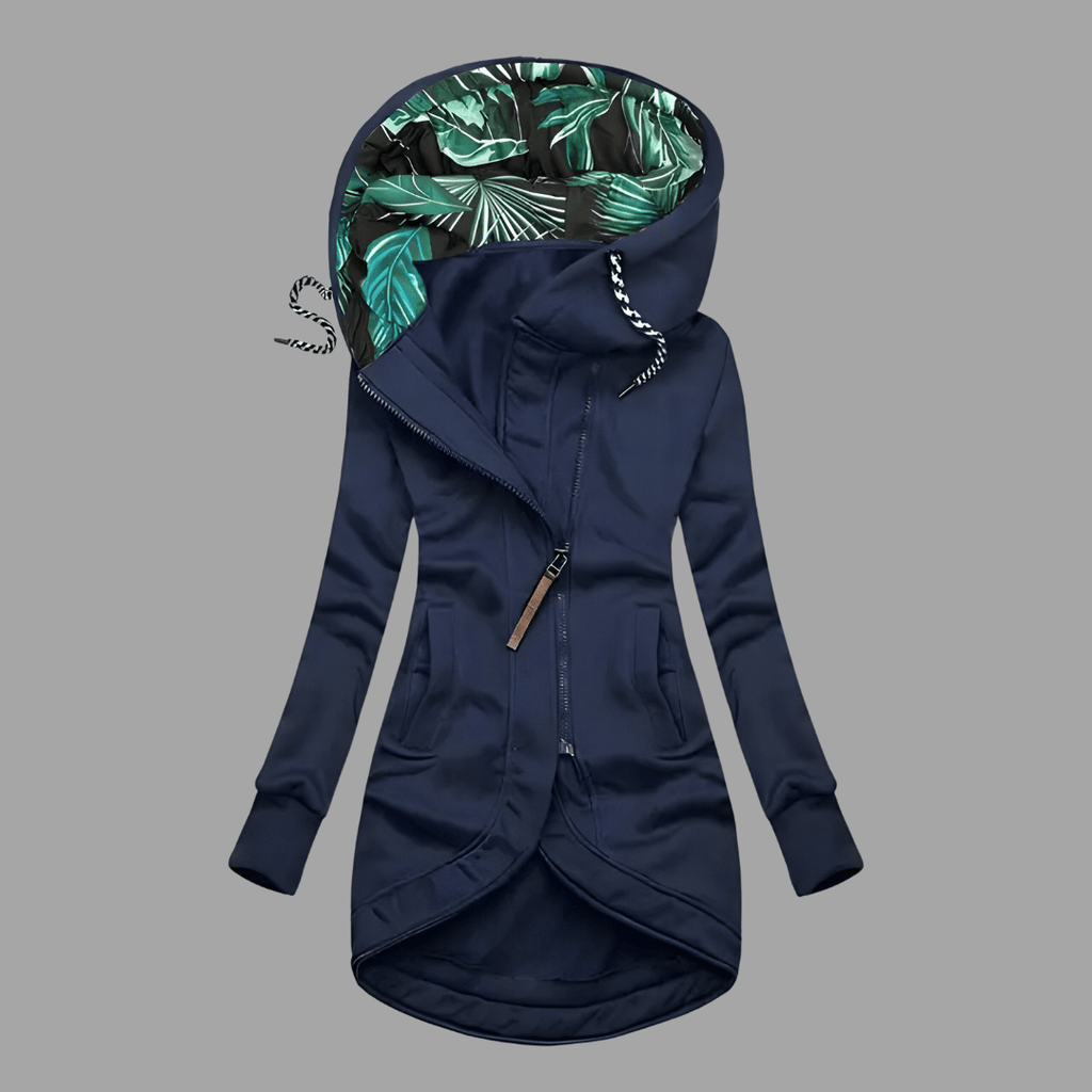Solis | Dames Shelljack met Doorlopende Rits en Verstelbare Capuchon - Waterdichte en Winddichte Ademende Outdoor Wandeljas