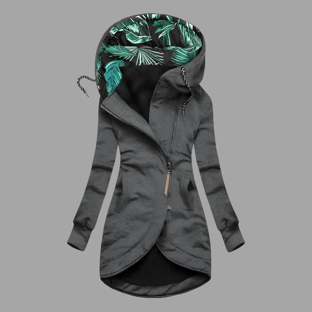 Solis | Dames Shelljack met Doorlopende Rits en Verstelbare Capuchon - Waterdichte en Winddichte Ademende Outdoor Wandeljas