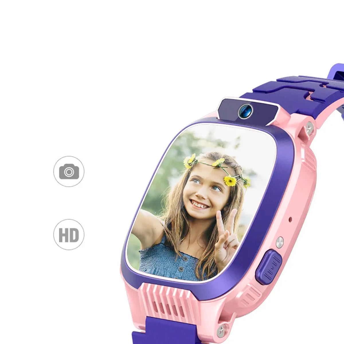 SafeScout | Kindersmartwatch met GPS-Tracking - Waterdicht 4G Kinderhorloge met Live Locatie, SOS-Noodknop, Videobellen & Stappenteller