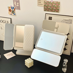 LED-Make-upspiegel met Drievoudige Verlichting - Dimbare Cosmeticaspiegel met Touchscreen, 3 Kleurtemperaturen & USB-Oplaadbaar