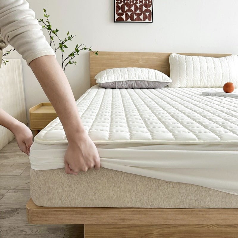 Waterdichte Matrasbeschermer – Hoeslaken Matrashoes met Elastiek, Ademend & Stil, Hypoallergeen, 90×200 tot 200×220 cm