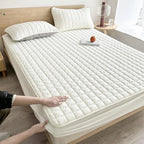 Waterdichte Matrasbeschermer – Hoeslaken Matrashoes met Elastiek, Ademend & Stil, Hypoallergeen, 90×200 tot 200×220 cm Wit
